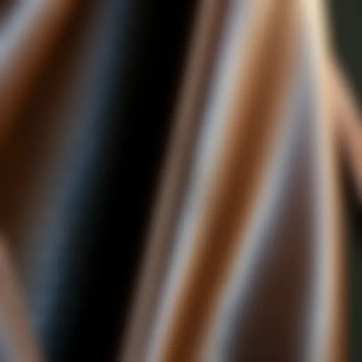 Quality Matters: Examining Leather Texture and Craftsmanship Close-up of leather texture showcasing the quality and craftsmanship