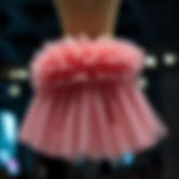 Luxurious puffy underskirt displayed elegantly on a mannequin