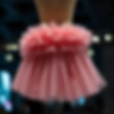 Luxurious puffy underskirt displayed elegantly on a mannequin