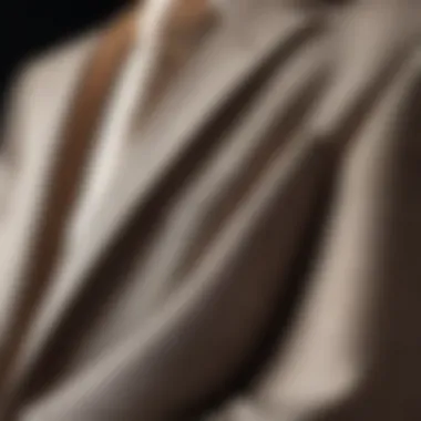 Luxurious Fabrics for Solid Suits Close-up of luxurious fabric swatches used in solid suits, emphasizing texture and quality.