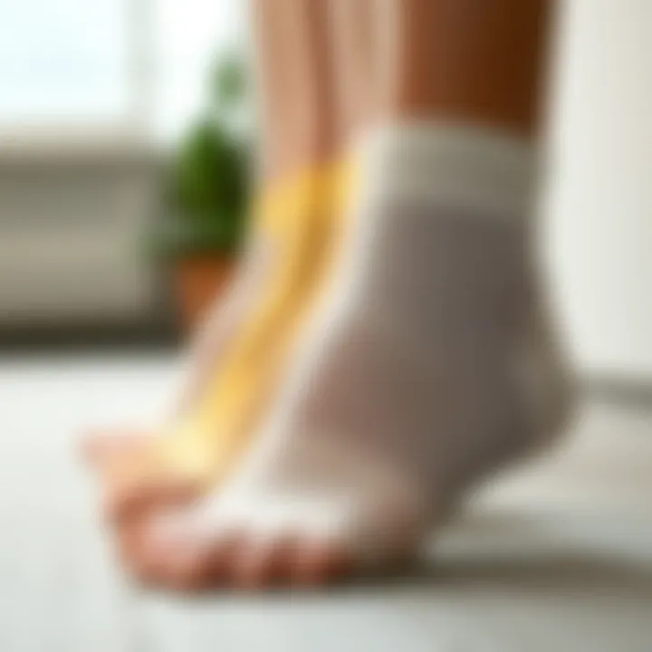 Materials Used in Toe Separator Socks Material comparison of different toe separator socks.