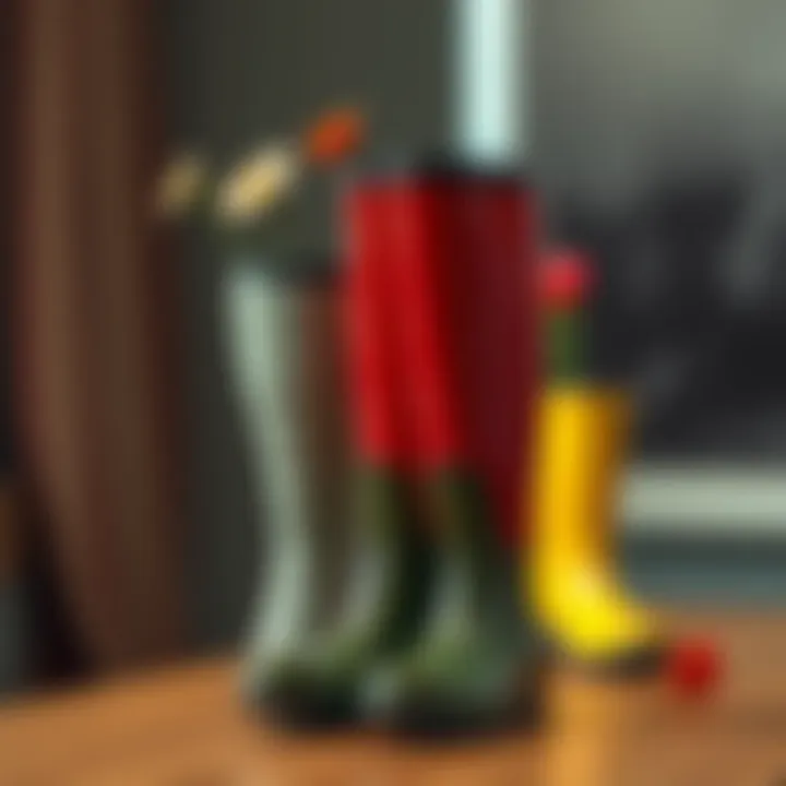 Transforming Rain Boots into Unique Vases Summary