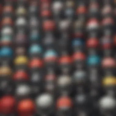 Diverse Styles of Skull Caps A collection of various styles of skull caps showcasing traditional and modern designs