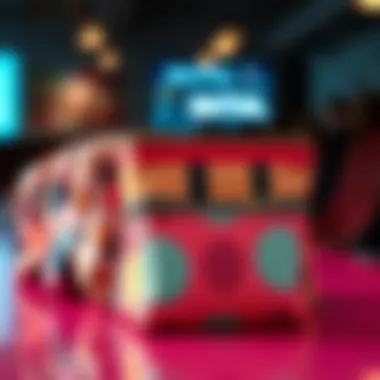 Trendy double zip makeup bags in various colors and patterns