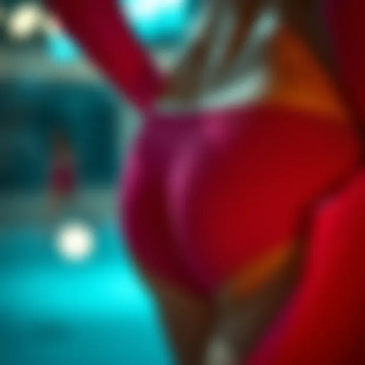 Variety of materials used in seamless thongs