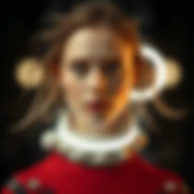 Comparison of ring fill light versus natural light