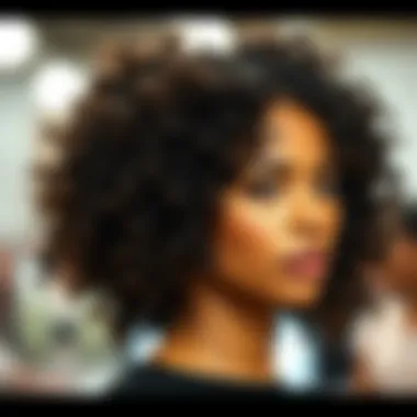 Different styling techniques for yaki curly hair demonstrated on various lengths